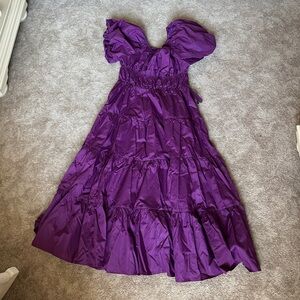 Purple dress- size large brand new